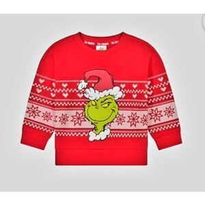 NWT DR SEUSS GRINCH HOLIDAY THEMED SWEATSHIRT